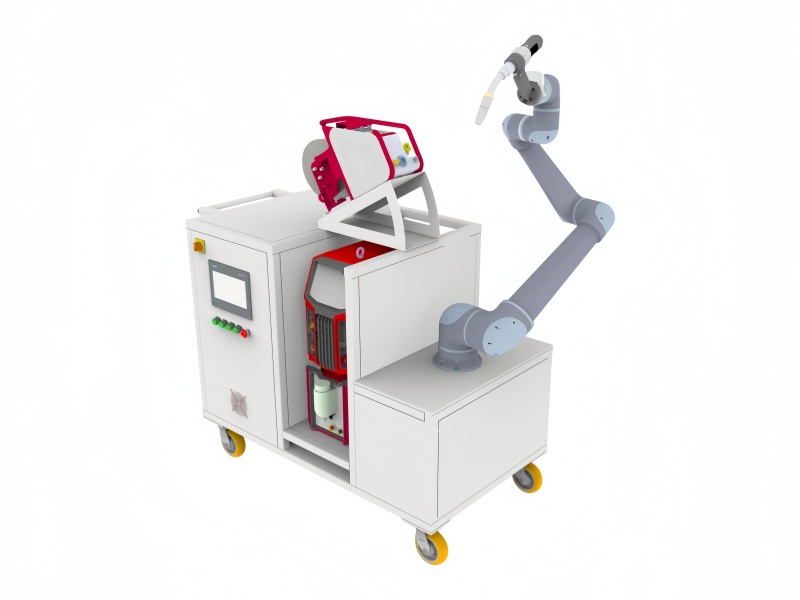 Collaborative mobile welding robot (cart version)